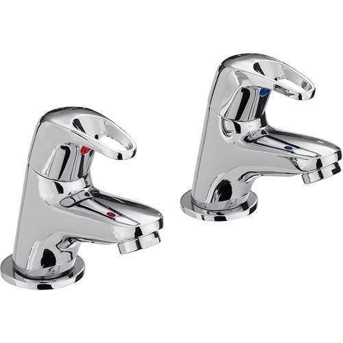 Bristan Cadet Bath Taps (Pair, Chrome).