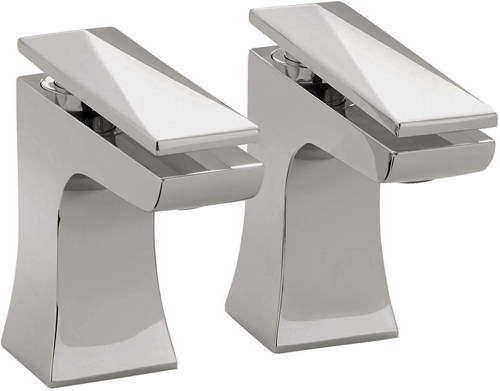 Bristan Ebony Basin Taps (Pair, Chrome).