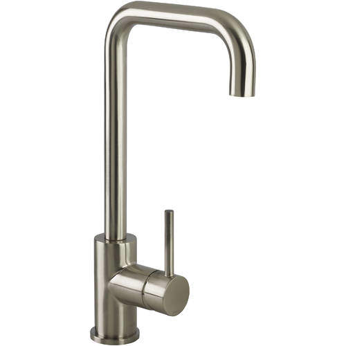 Bristan Kitchen Easy Fit Lemon Mixer Kitchen Tap (TAP ONLY, Brushed Nickel).