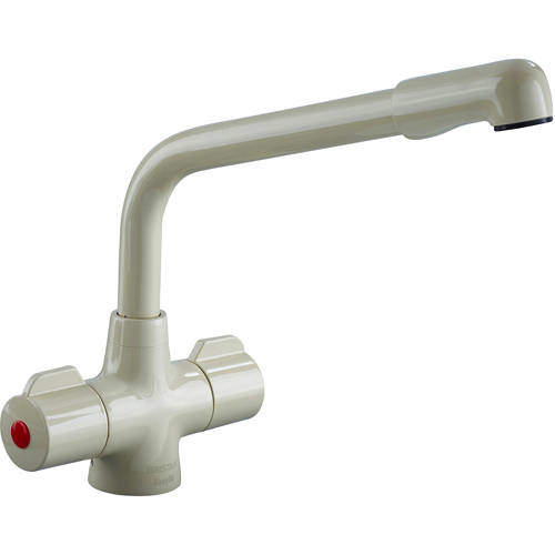 Bristan Kitchen Easy Fit Manhattan Mixer Kitchen Tap (TAP ONLY, Beige).