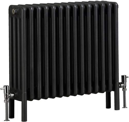 Bristan Heating Nero 4 Electric Thermo Radiator (Gun Metal). 670x600mm.