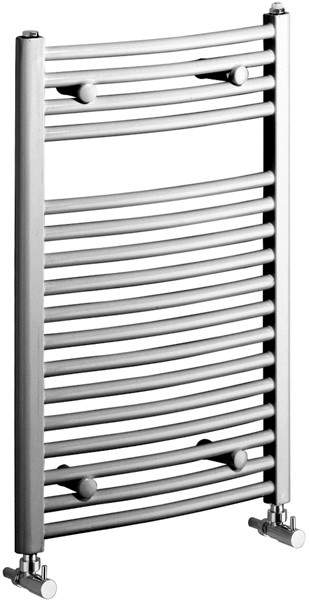 Bristan Heating Rosanna 400x600mm Electric Curved Radiator (Chrome).