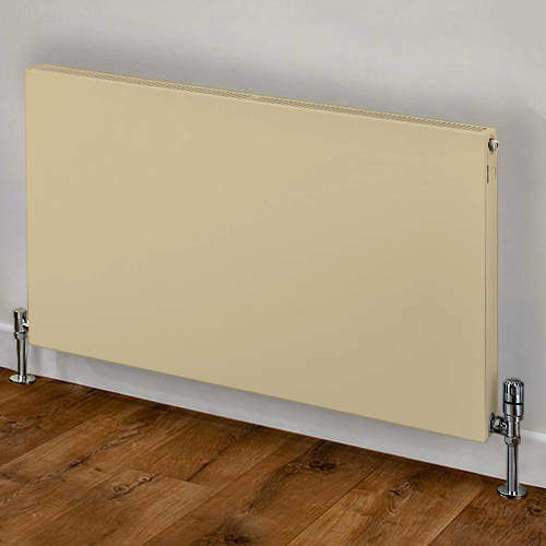 Colour Faraday Type 21 Radiator 600x1000mm (P+, Light Ivory, 4146 BTUs).