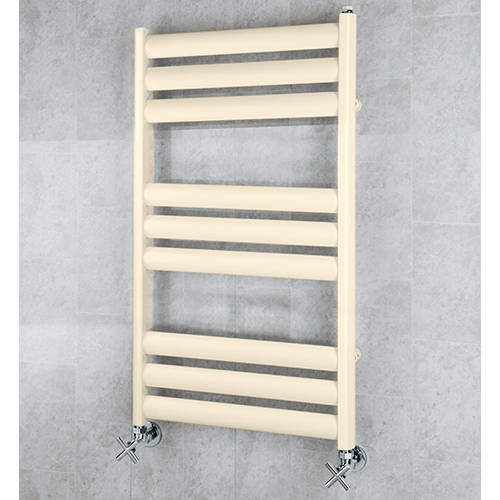 Colour Heated Ladder Rail & Wall Brackets 780x500 (Oyster White).