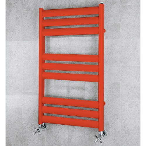 Colour Heated Ladder Rail & Wall Brackets 780x500 (Flame Red).