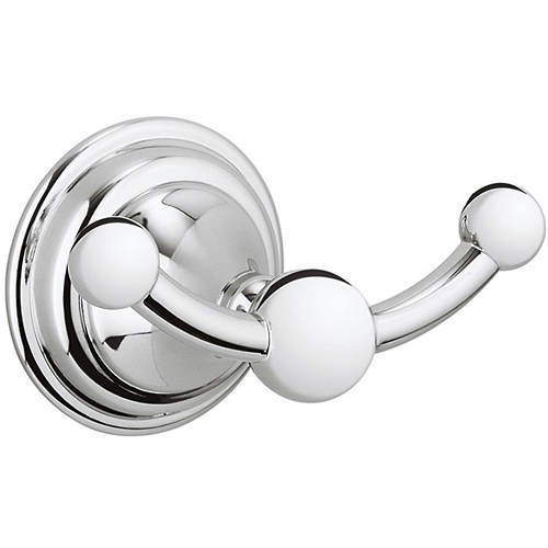 Crosswater Belgravia Double Robe Hook (Chrome).