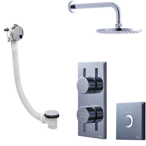 Crosswater Kai Lever Showers Digital Shower Pack 07 With Remote (HP).