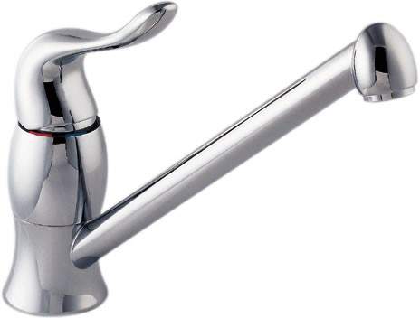 Deva Contemporary Ischia Sink Mixer, Swivel Spout (High Pressure).