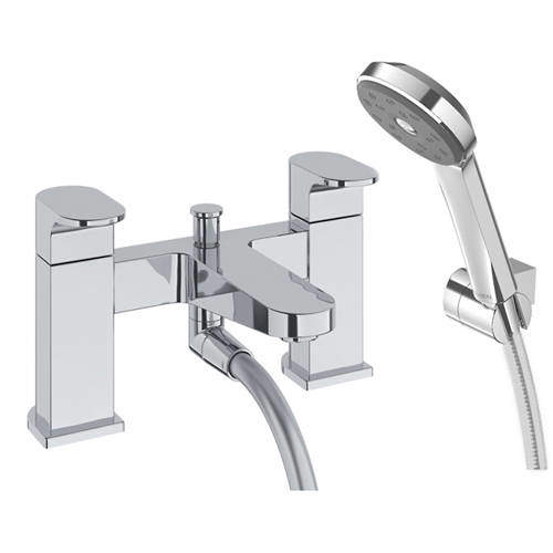 Methven Amio Bath Shower Mixer Tap With Kit (Chrome).