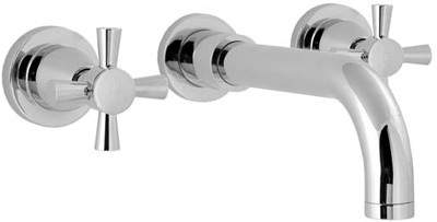 Deva Apostle 3 Hole Wall Mounted Basin Mixer Tap.