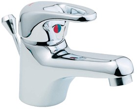 Deva Excel Enviro-Klick Mono Basin Mixer Tap With Pop Up Waste (Chrome).