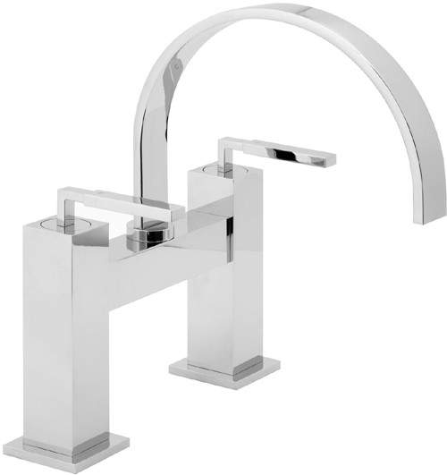 Deva Jala Bath Filler Tap With Swivel Spout (Chrome).