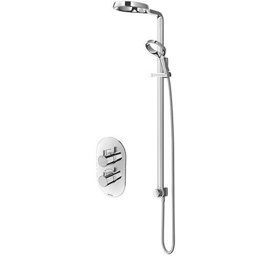 Methven Kaha Concealed Thermostatic Shower Valve & Alo Shower System.