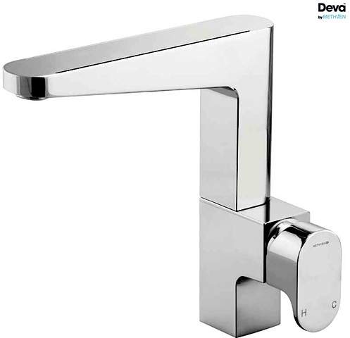 Deva Lush Kitchen Tap With Swivel Spout (Chrome).