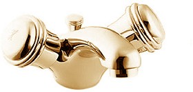 Deva Senate Mono Basin Mixer Tap With Pop Up Waste (Gold).