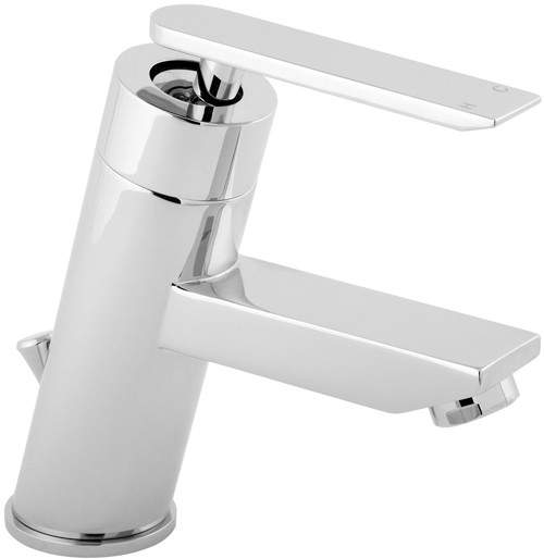 Deva Sesto Mono Basin Mixer Tap With Pop Up Waste (Chrome).