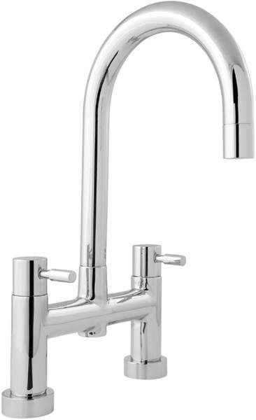 Deva Vision Bridge Sink Mixer Tap With Swivel Spout.