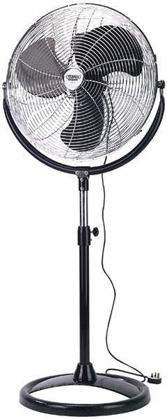 Draper Industrial Telescopic Floor Standing Fan 500mm (230V).