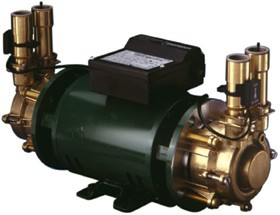 Stuart Turner Monsoon 4.0 Bar Twin Automatic Brass Shower Pump.