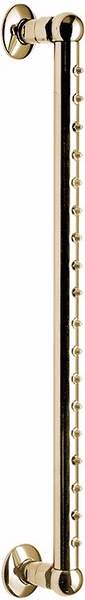 Vado Shower 18 Jet luxury rounded rainbar in gold.