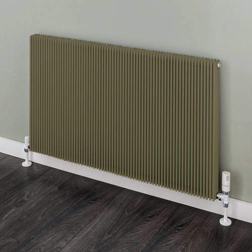 EcoHeat Hadlow Horizontal Aluminium Radiator 526x1120 (Grey B).