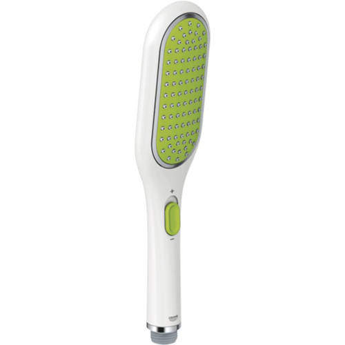 Grohe Rainshower Eco Water Saving Shower Handset (White & Green).