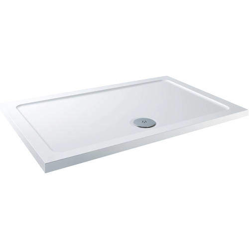 Tuff Trays Rectangular Stone Resin Shower Tray & Waste 1200x900mm (LP).