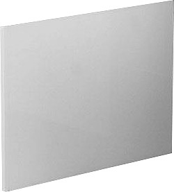 Hydra 800mm End Bath Panel (White, Solid MDF).