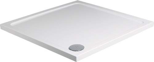 JT40 Fusion Slimline Matt Square Shower Tray. 900x900x40mm.