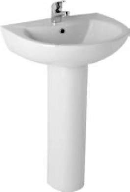 Hydra G4K Basin With Pedestal. 545x445mm.