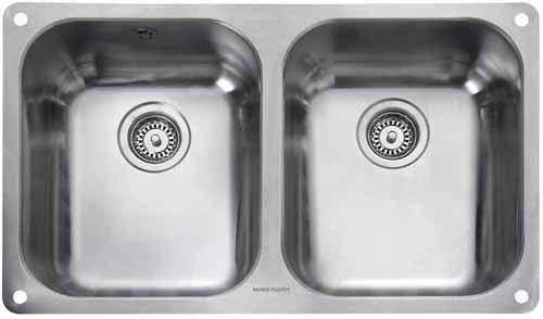 Rangemaster Atlantic Undermount 2.0 Bowl Steel Kitchen Sink.