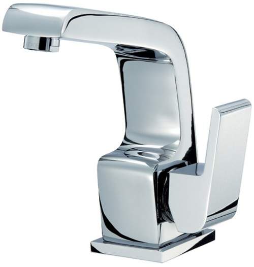 Mayfair Garcia Mono Basin Mixer Tap With Click-Clack Waste (Chrome).