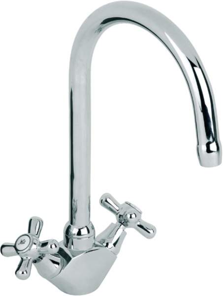 Mayfair Kitchen Nostalgia Monoblock Kitchen Tap With Swivel Spout (Chrome).