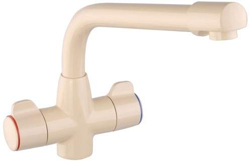 Mayfair Kitchen Aspen Monoblock Kitchen Tap With Swivel Spout (Champagne).