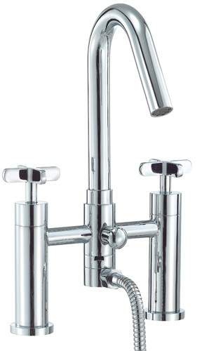 Mayfair Loli Bath Shower Mixer Tap With Shower Kit (High Spout).