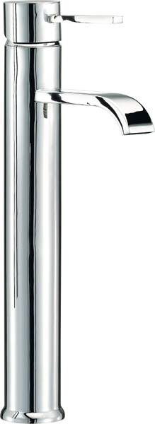 Mayfair Wave Basin Mixer Tap, Freestanding, 352mm High (Chrome).