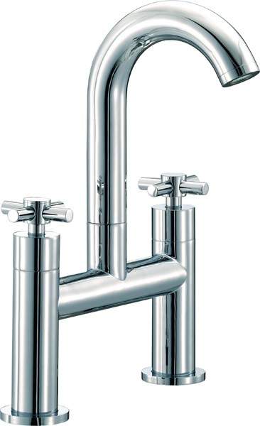 Mayfair Series C Bath Filler Tap (High Spout, Chrome).