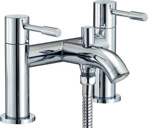 Mayfair Series G Bath Shower Mixer Tap With Shower Kit (Chrome).