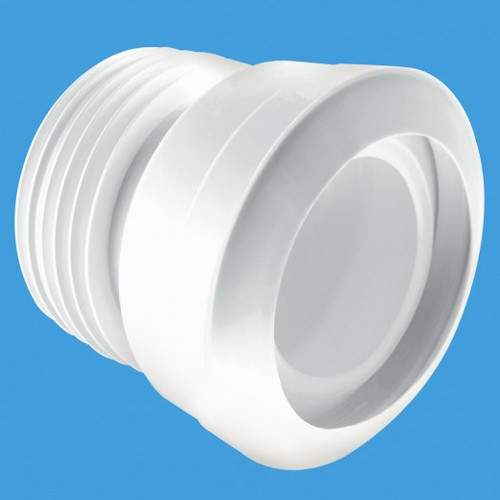 McAlpine Plumbing WC 4"/110mm Straight Toilet Pan Connector (Macfit).