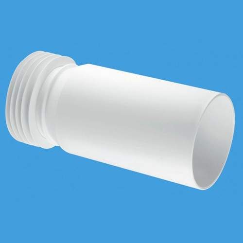 McAlpine Plumbing WC 4"/110mm Extension Pipe Adjustable Connector.