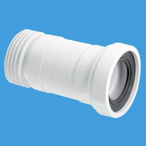 McAlpine Plumbing WC 4"/110mm Toilet Pan Flexible Connector 160mm.