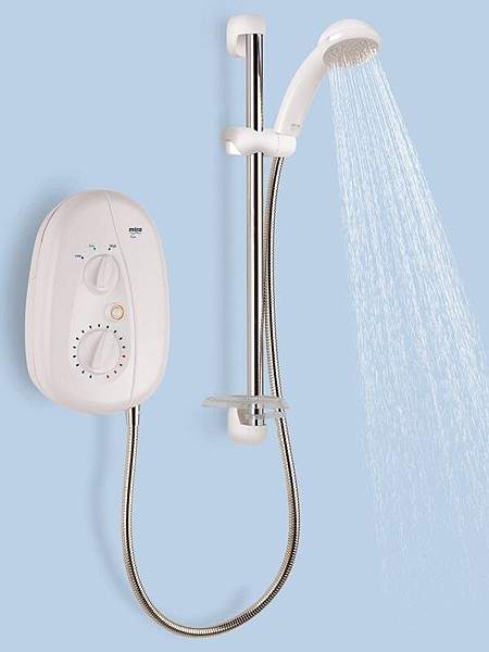 Mira Vie 8.5kW Electric Shower In White & Chrome.