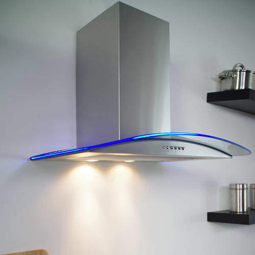 Osprey Hoods Cooker Hood With LED Lighting (Stainless Steel, 700mm).