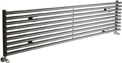 Crown Radiators Cypress 4697 BTU Radiator (Anthracite). 1800x405mm.