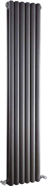 Crown Radiators Peony Double Radiator. 6702 BTU (Anthracite). 1800mm Tall.