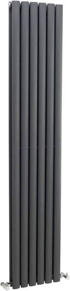 Crown Radiators Ricochet Vertical Radiator (Anthracite). 354x1750mm.