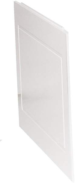 daVinci 750mm modern bath end panel in white.