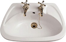 Wicklow 2 Tap Hole Vanity Basin.