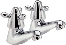 Neptune Bath taps (pair, ceramic valves)