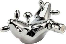 Neptune Mono bidet mixer tap + Free pop up waste (ceramic valves)